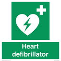 green-background-with-white-text-and-heart-defibrillator-symbol--white-cross-and~